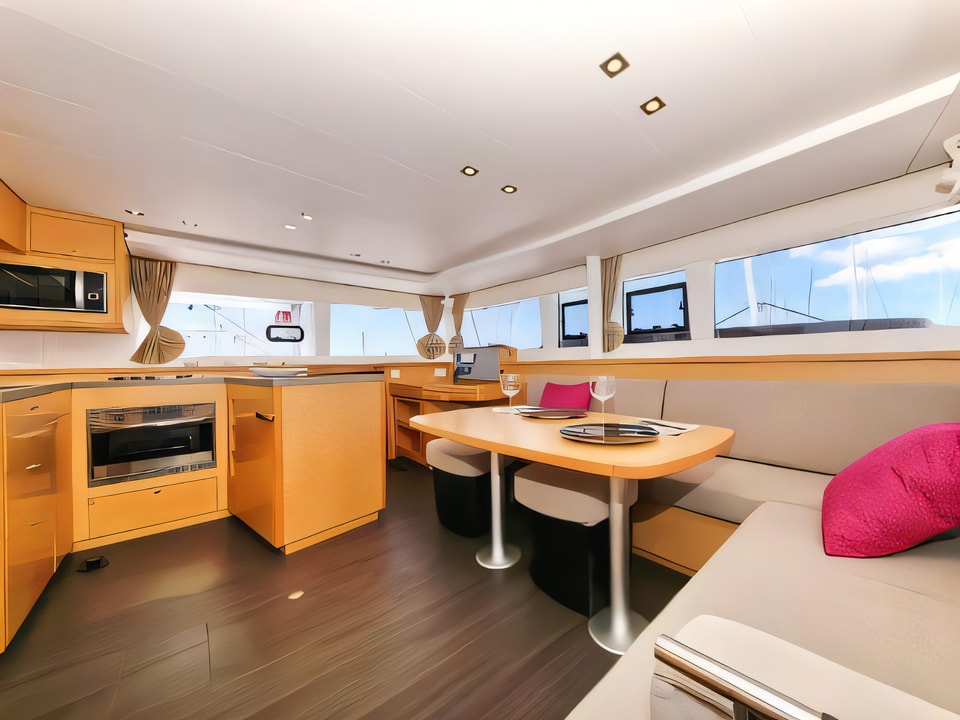 Lagoon 450 Flybridge yacht photo Croatia charter