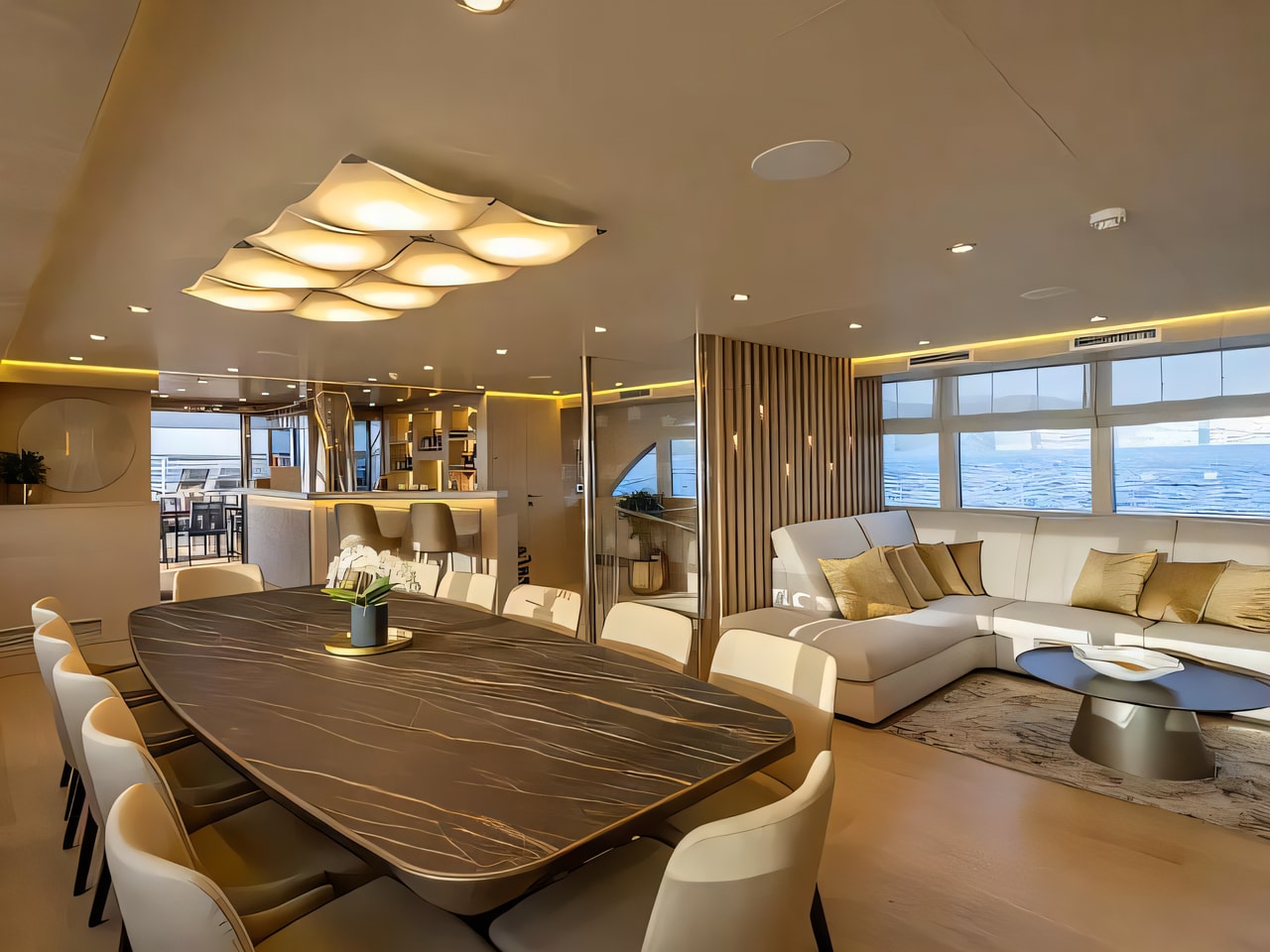 Layout of Motoryacht Love Story motoryacht with 6 cabins Croatia yacht charter