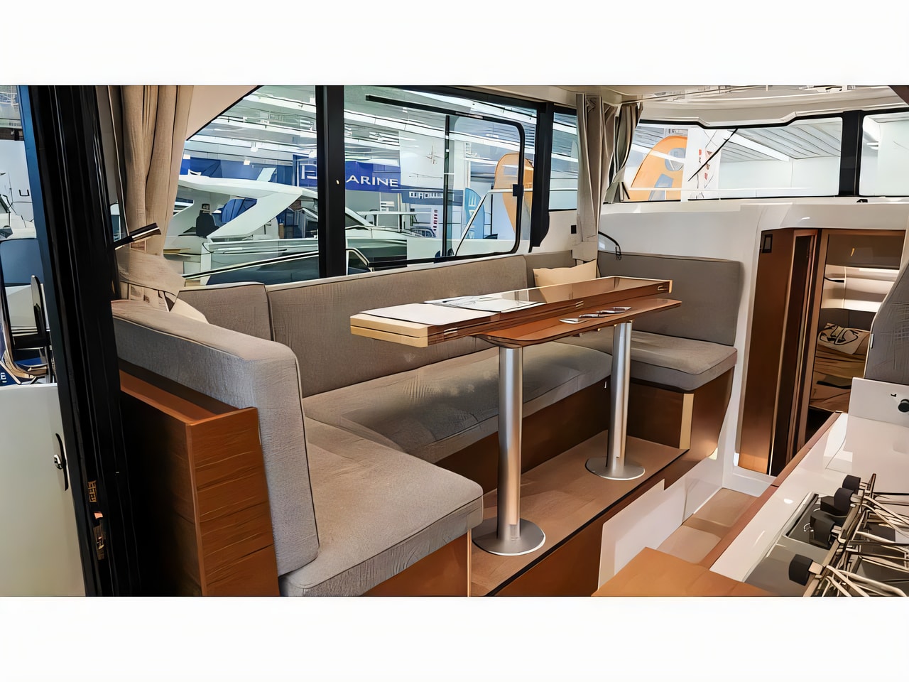 Delphia 10 Sedan yacht layout 2 cabins Croatia charter