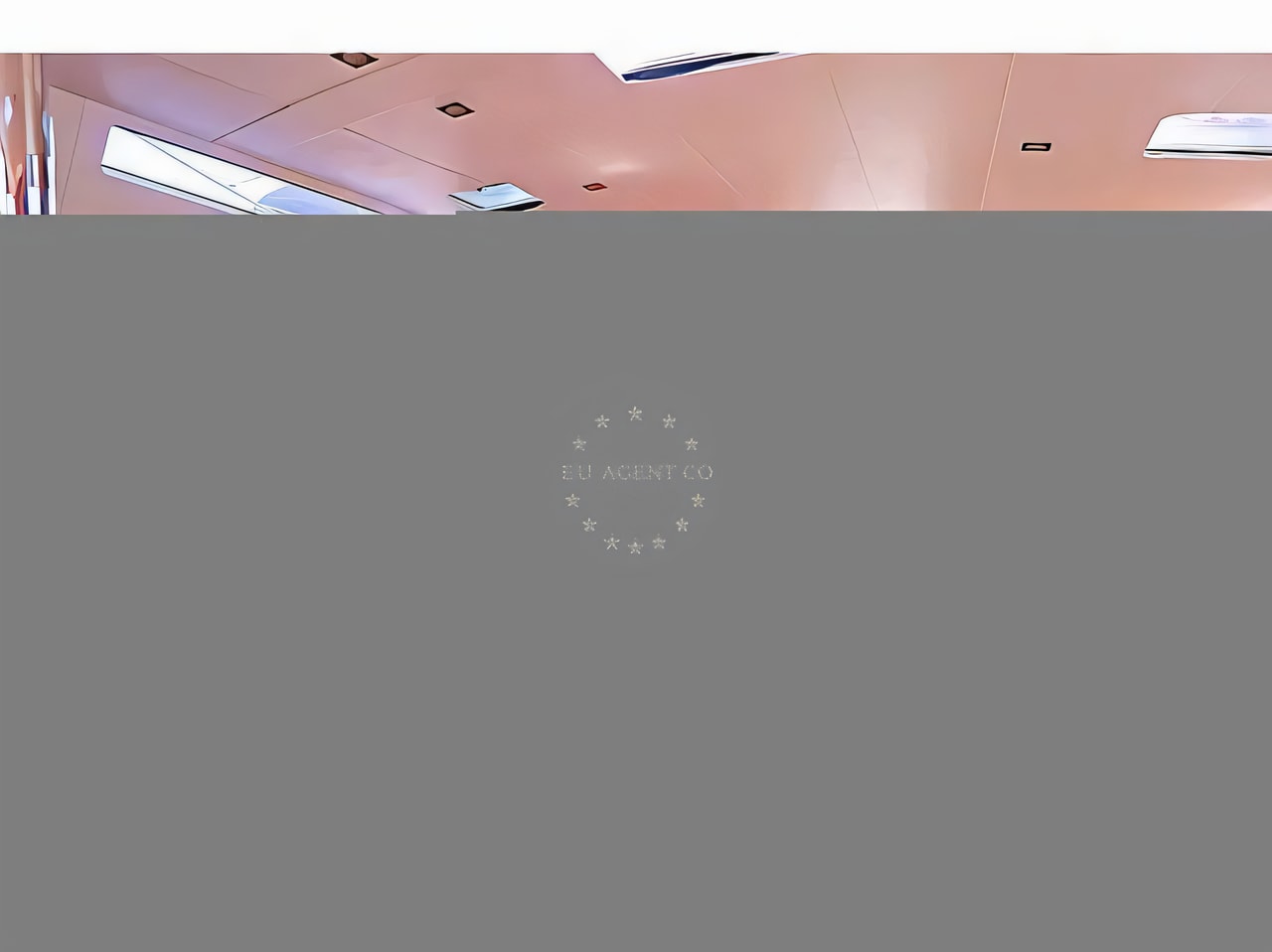 Layout of Oceanis 48 sail boat with 5 cabins Croatia yacht charter