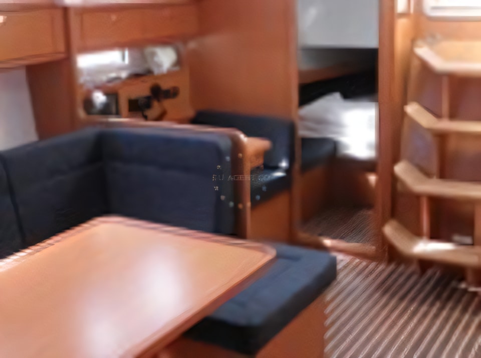 Interior of Bavaria 41 Cruiser sail boat with 3 cabins Croatia yacht charter