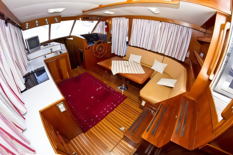 Interior of Staryacht 1670 motoryacht with 4 cabins Croatia yacht charter