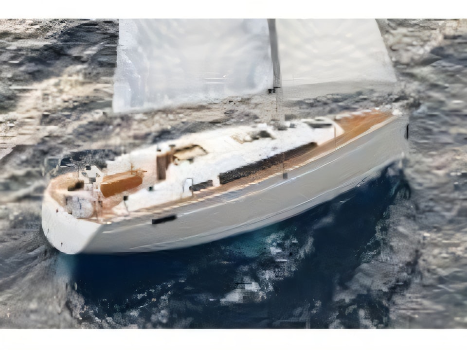 Exterior overview of Bavaria 33 Cruiser sail boat for charter from Pomer ACI Marina in the Istria / Kvarner sailing area Croatia