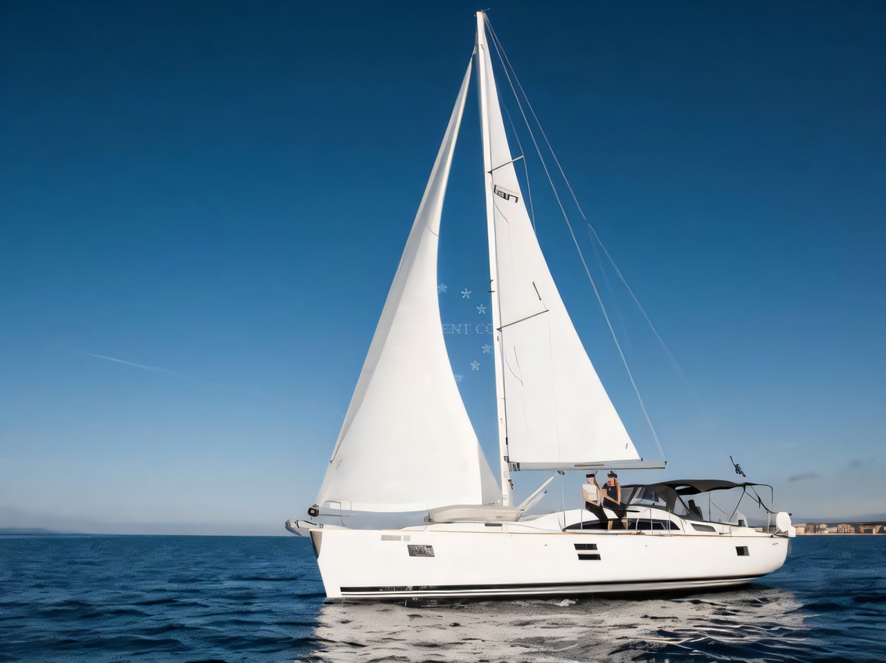 Elan Impression 45 sailing yacht for charter from Trogir / ACI Marina Trogir Split sailing area Croatia