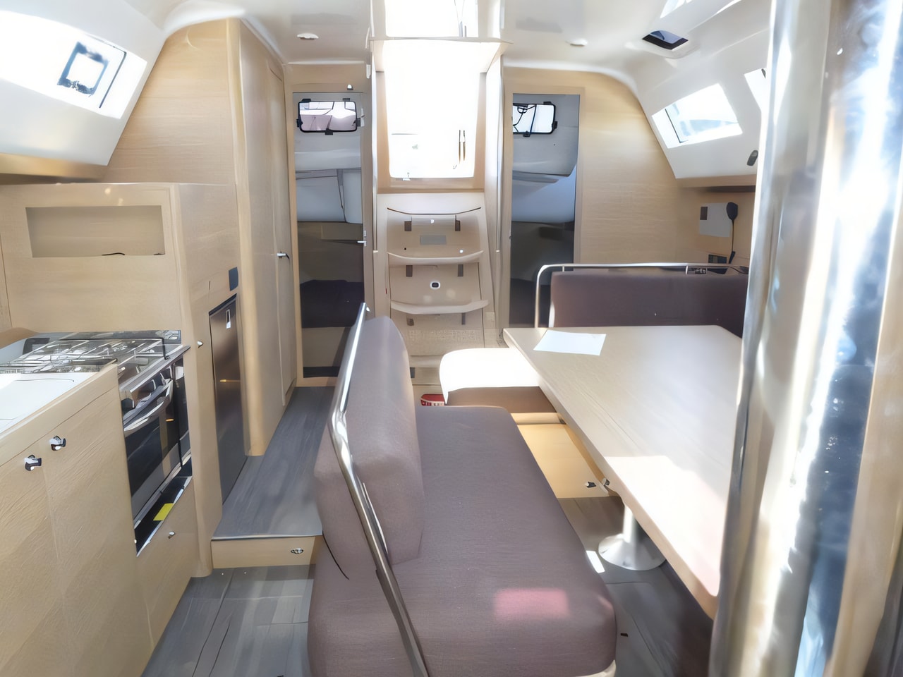 Elan Impression 45 yacht layout 4 cabins Croatia charter