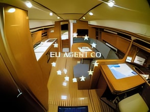 Layout of Grand Soleil 40 sail boat with 3 cabins Croatia yacht charter
