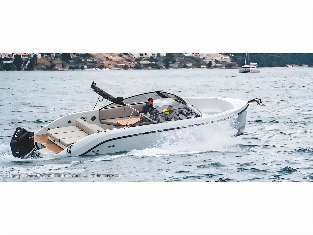 Layout of Rand Supreme 27 motor boat with 0 cabins Croatia yacht charter