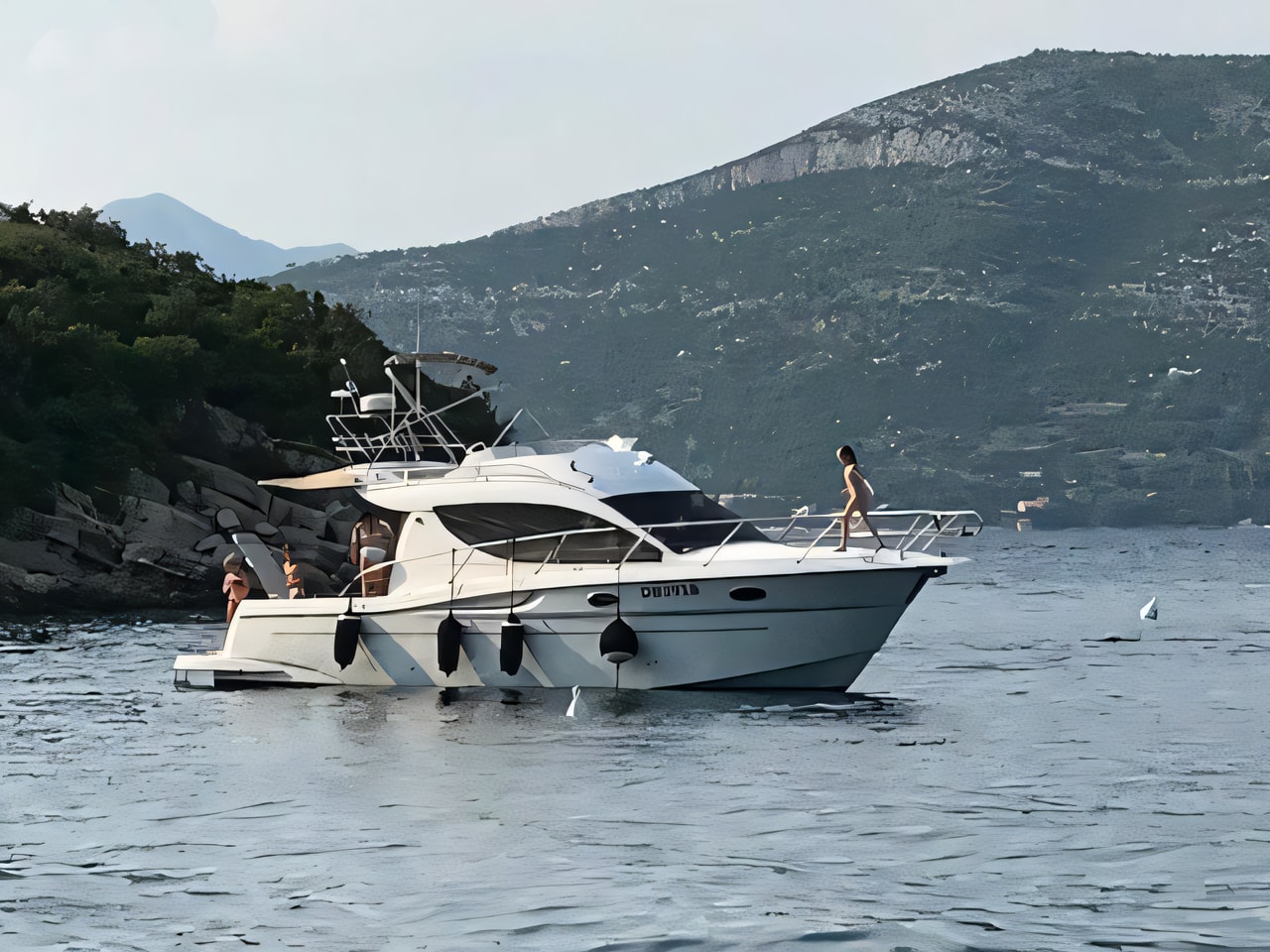 Exterior overview of Sessa Dorado 32 / 36 motor boat for charter from Zadar Marina Zadar in the Zadar sailing area Croatia