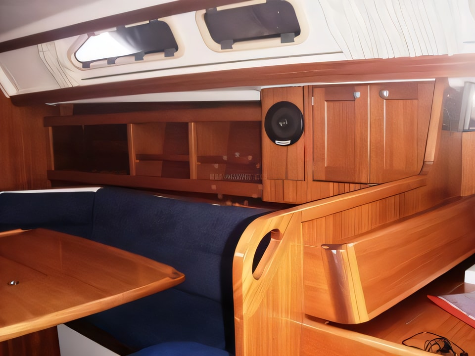 Interior of Elan 36 sail boat with 3 cabins Croatia yacht charter