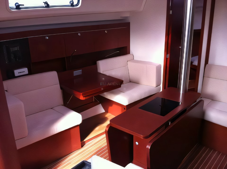 Interior of Hanse 415 sail boat with 3 cabins Croatia yacht charter