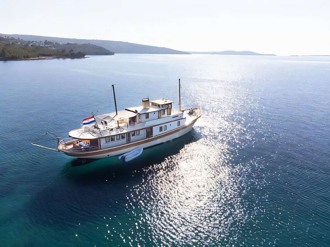 Exterior overview of Gulet Gallant motoryacht for charter from Split Port in the Split sailing area Croatia