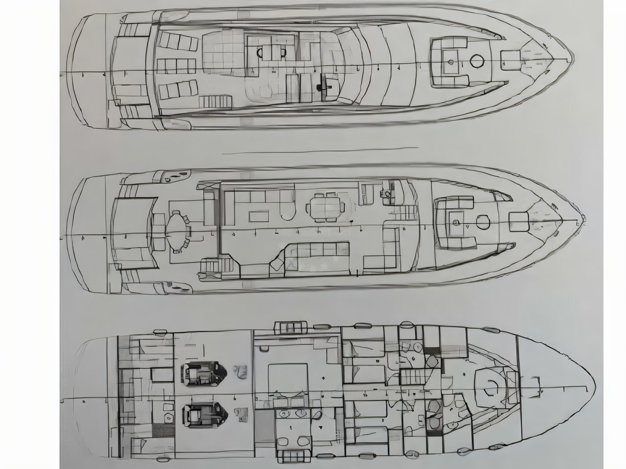 Interior of Abacus 78 Fly motoryacht with 5 cabins Croatia yacht charter