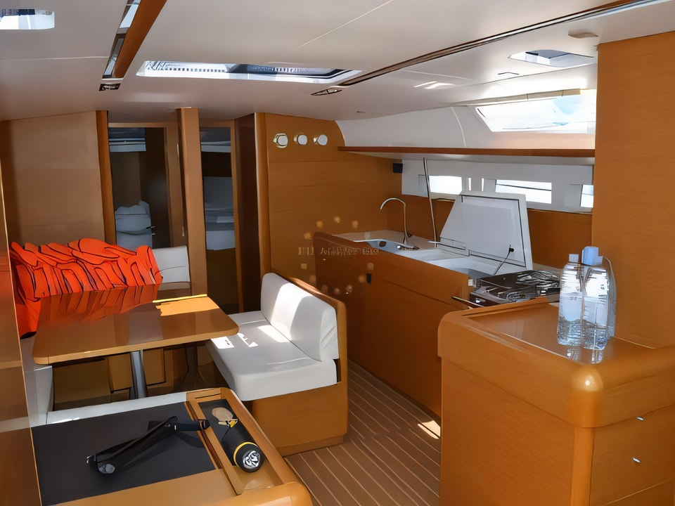 Interior of Sun Odyssey 509 sail boat with 5 cabins Croatia yacht charter