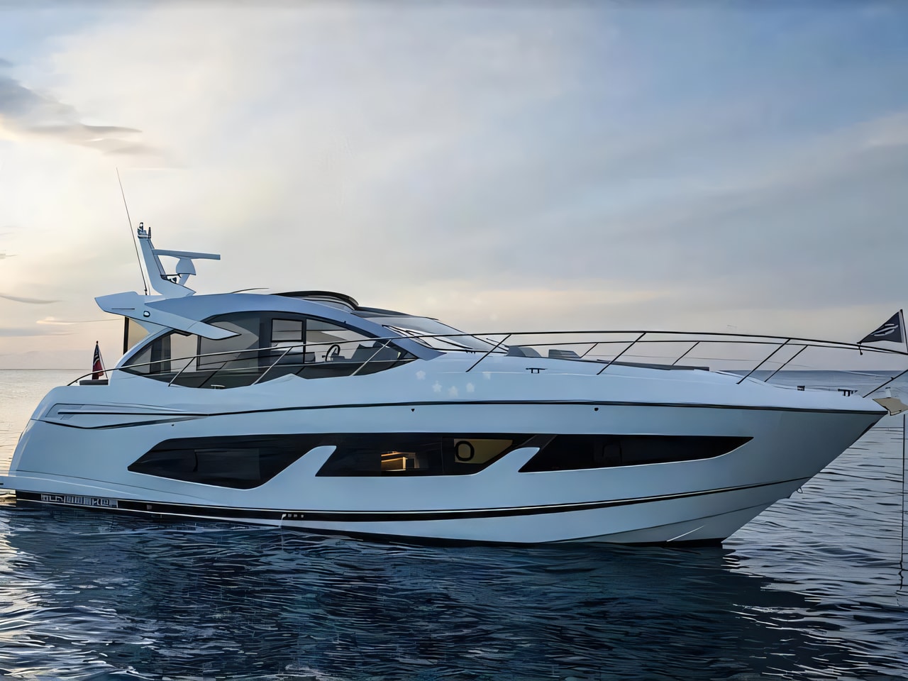 Exterior overview of Predator 50 motoryacht for charter from Adriatic Croatia
