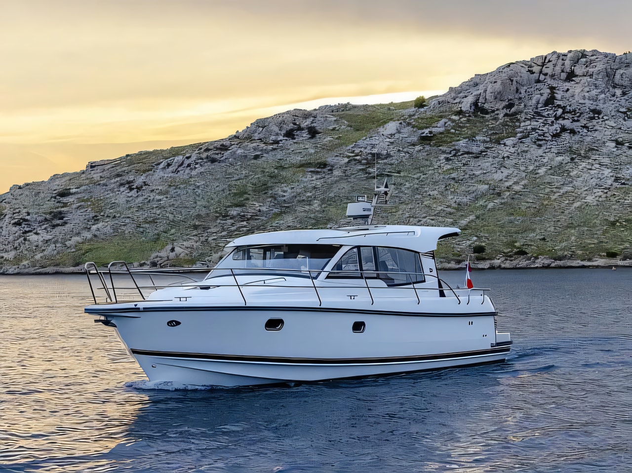 Nimbus 365 Coupe motor yacht for charter from Pirovac / Marina Pirovac Sibenik sailing area Croatia