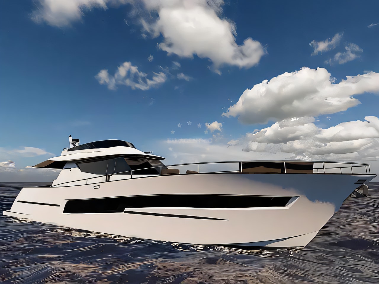 Monachus 70 Fly motor yacht for charter Croatia