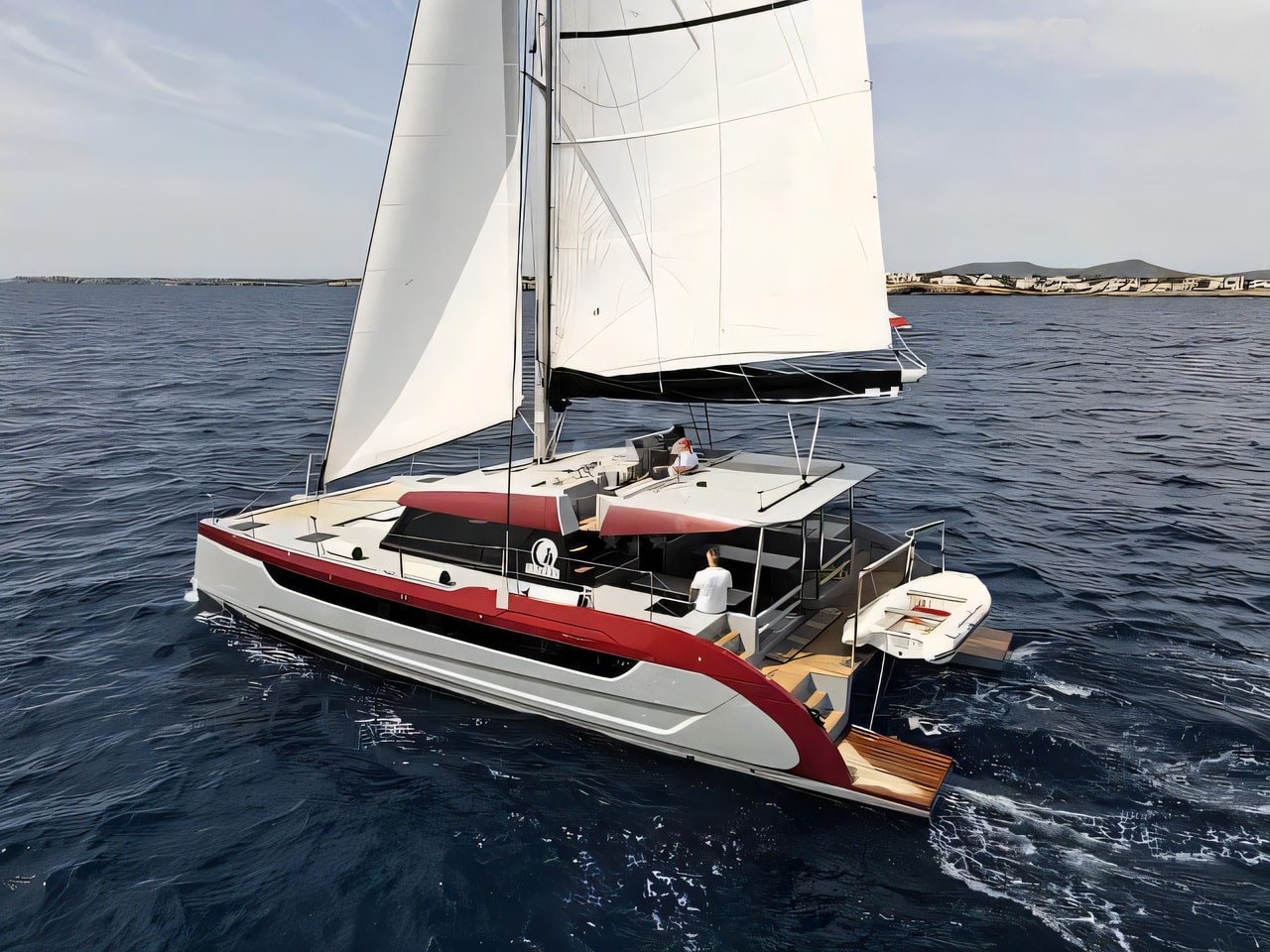 Luna 49 catamaran for charter from Split / MCI Marine Club International Split sailing area Croatia