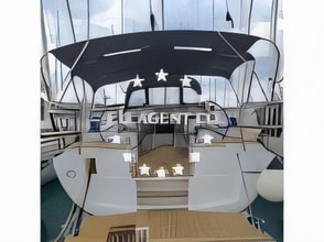 Exterior overview of Elan Impression 45 sail boat for charter from Trogir ACI Marina in the Split sailing area Croatia