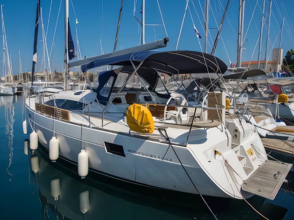 Elan 444 Impression sailing yacht for charter from Sibenik / Marina Mandalina Sibenik sailing area Croatia