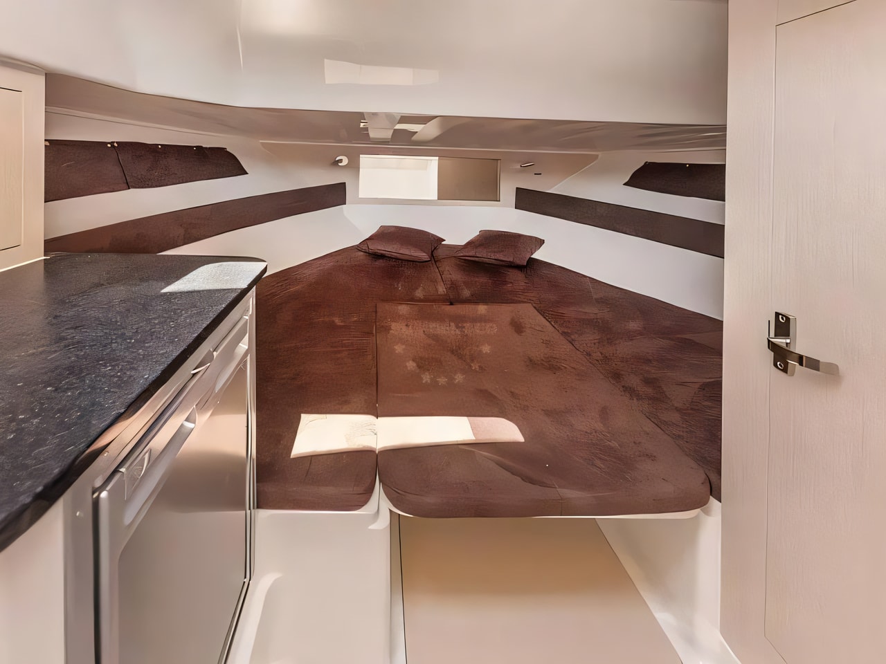 Atlantic 730 Suncruiser yacht layout 0 cabins Croatia charter