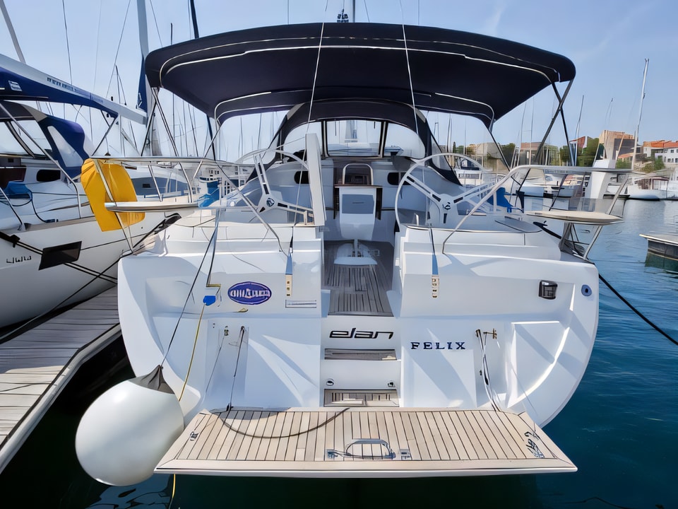 Elan 444 Impression sailing yacht for charter from Sibenik / Marina Mandalina Sibenik sailing area Croatia