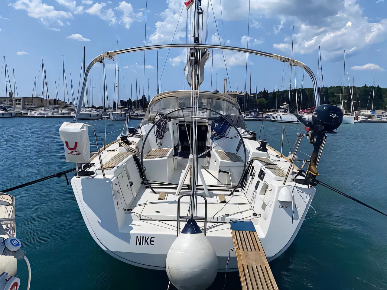 First 35 sailing yacht for charter from Pula / Marina Polesana Istria / Kvarner sailing area Croatia