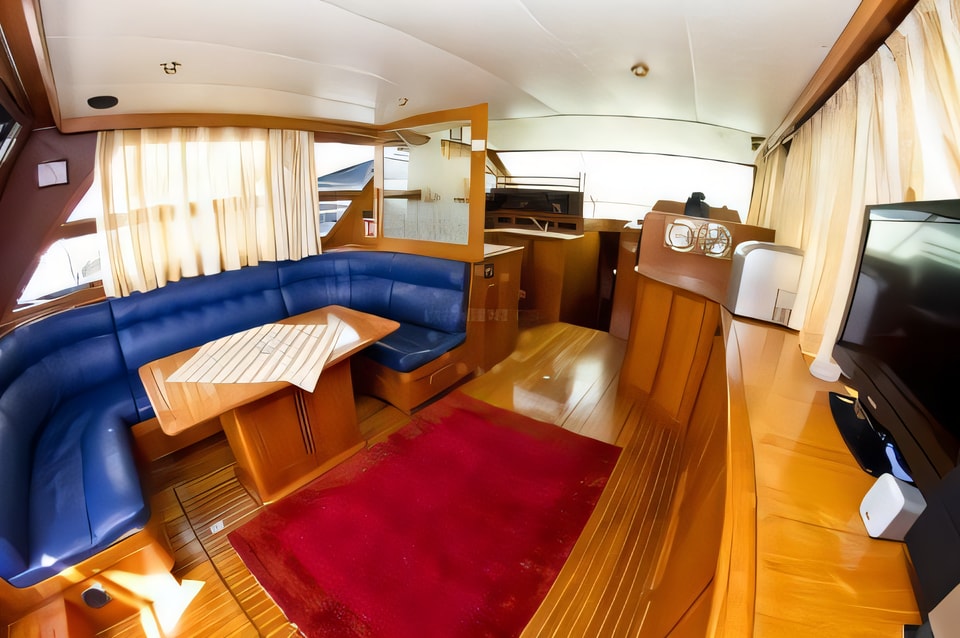 Interior of Yaretti 1910 motoryacht with 5 cabins Croatia yacht charter