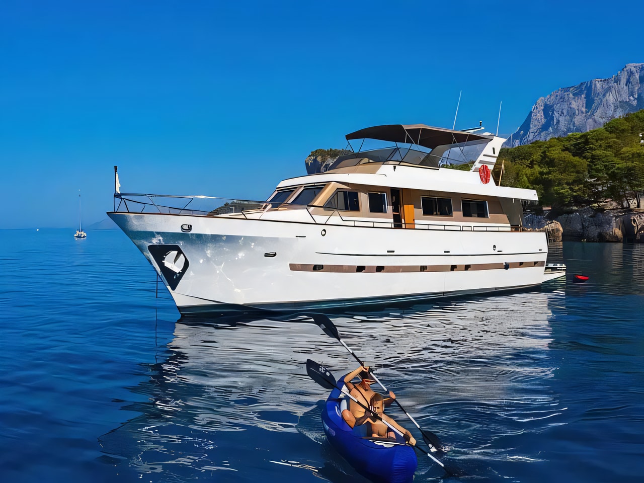 Motoryacht for charter in Croatia