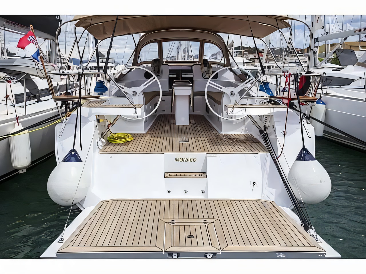 Elan 45 Impression AC sailing yacht charter in Baska Voda, Split, Croatia