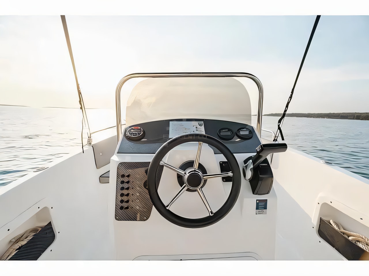 Interior of Orizzonti Calipso 620 F motor boat with 0 cabins Croatia yacht charter