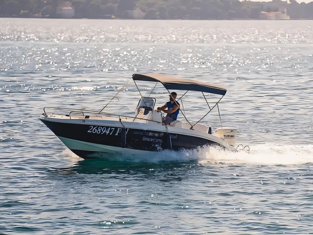 Orizzonti Andromeda B motor boat for charter from Pula / Fazana Istria / Kvarner sailing area Croatia