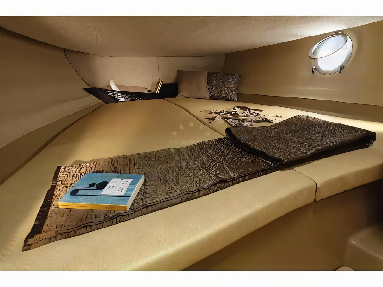 Layout of Sessa Marine Key Largo 20 motor boat with 1 cabins Croatia yacht charter