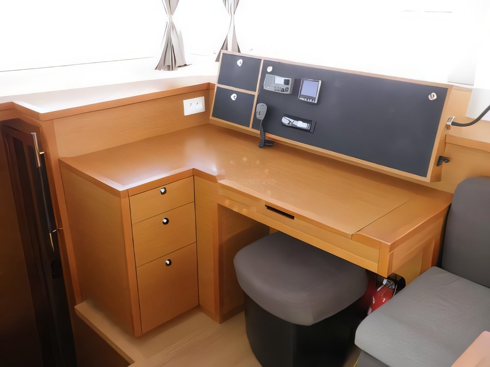 Interior of Lagoon 450 catamaran with 6 cabins Croatia yacht charter