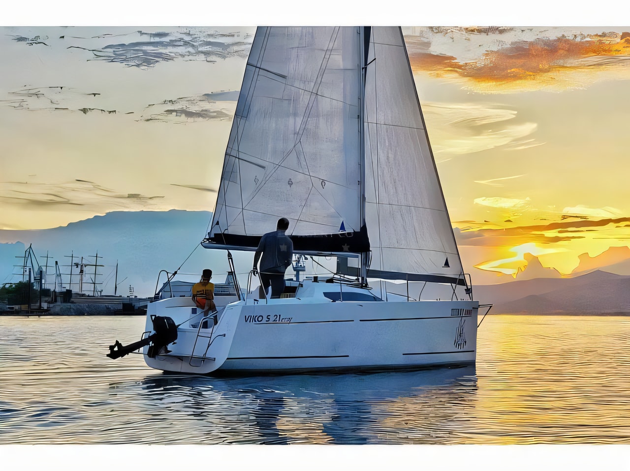 Viko S 21 sailing yacht for charter from Split / MCI Marine Club International Split sailing area Croatia