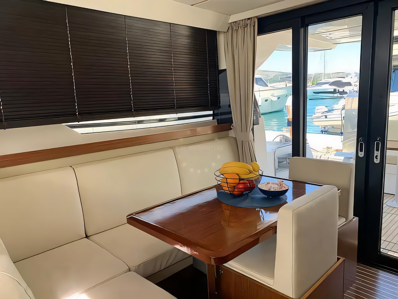 Bavaria Virtess 420 Fly yacht layout 3 cabins Croatia charter