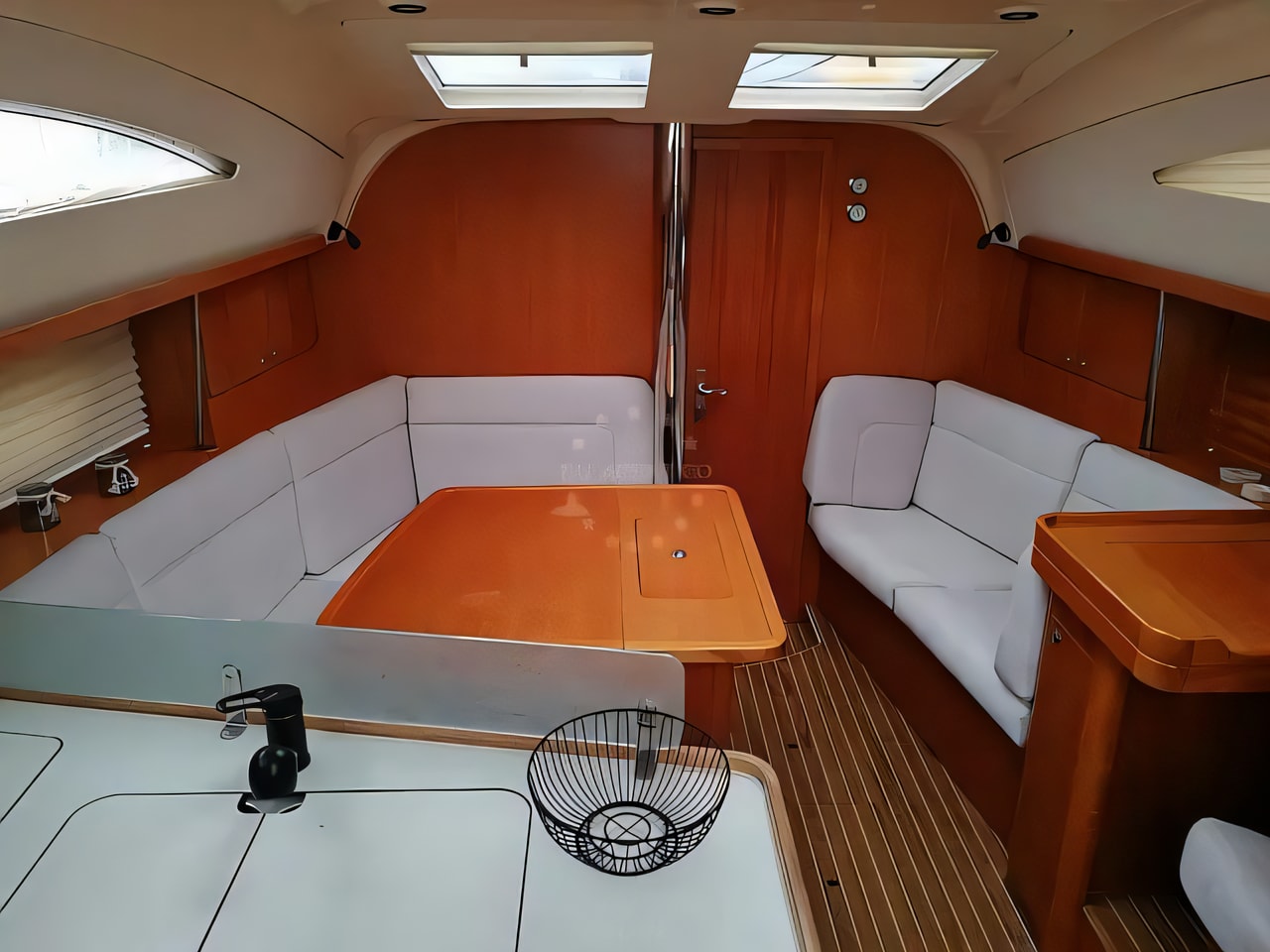 Elan 384 Impression yacht layout 3 cabins Croatia charter