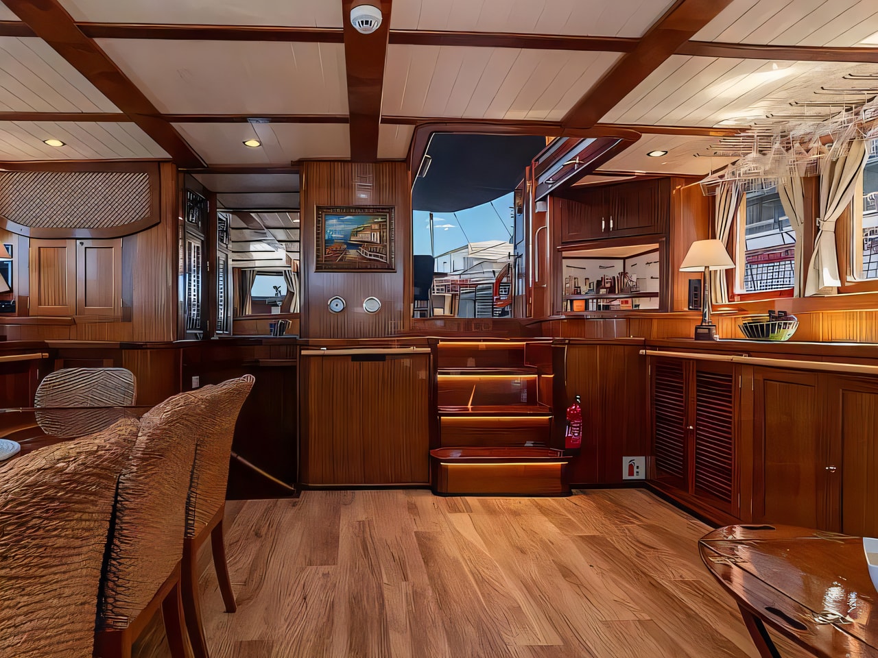 Layout of Gulet Smart Spirit gulet or cruiser with 4 cabins Croatia yacht charter