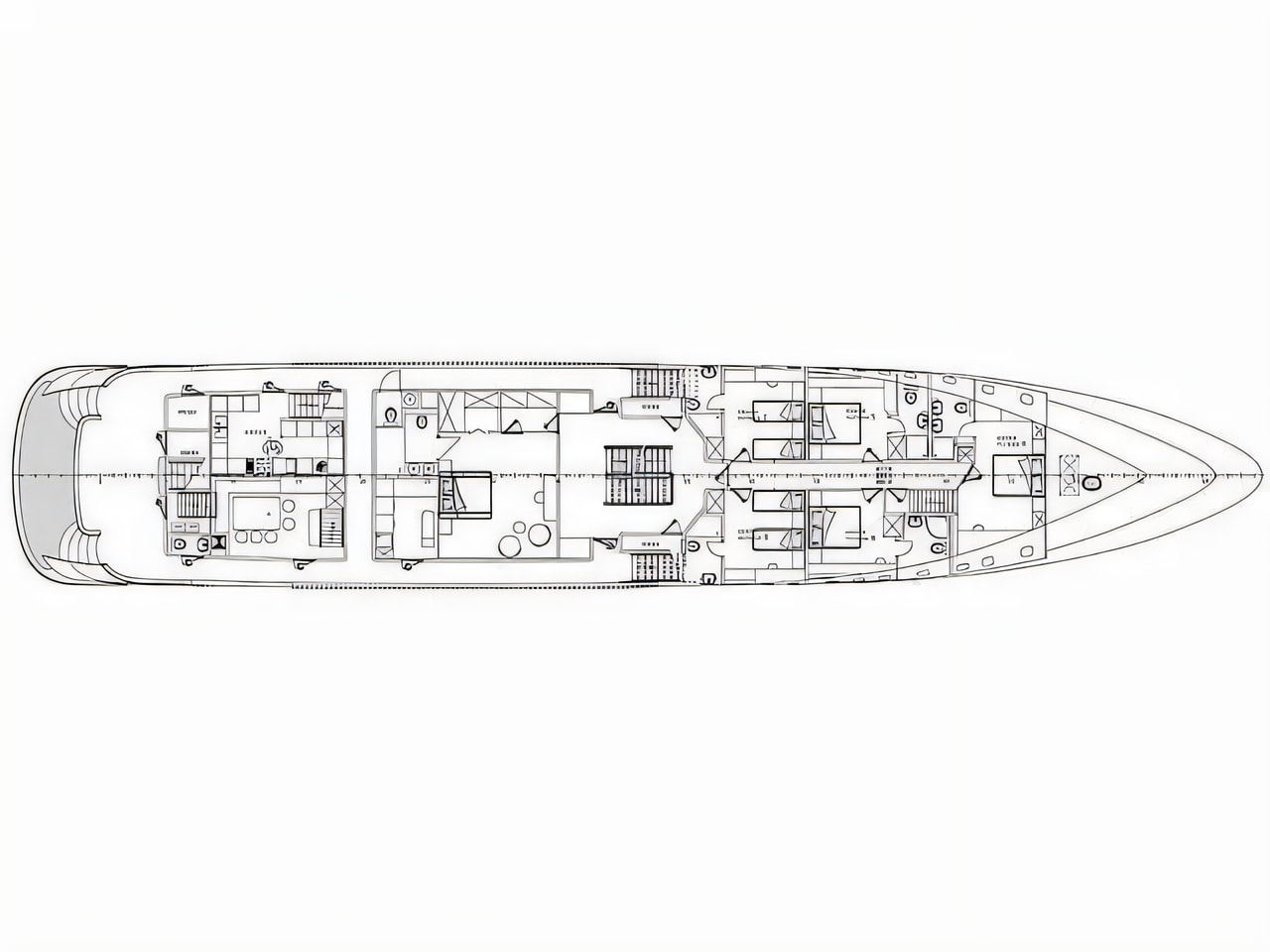 Interior of Motoryacht Freedom motoryacht with 1 cabins Croatia yacht charter