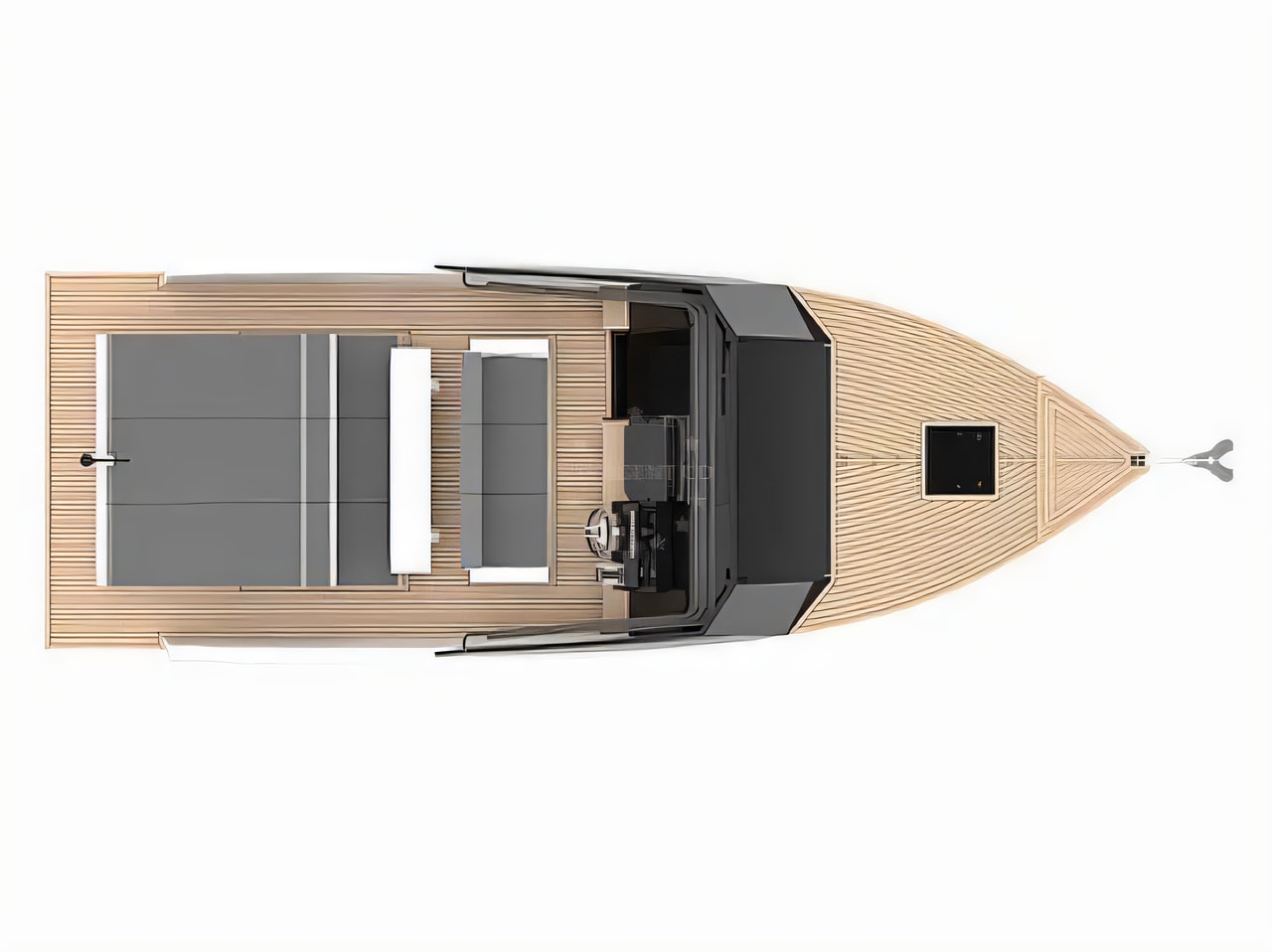 Interior of De Antonio D28 Cruiser motor boat with 1 cabins Croatia yacht charter