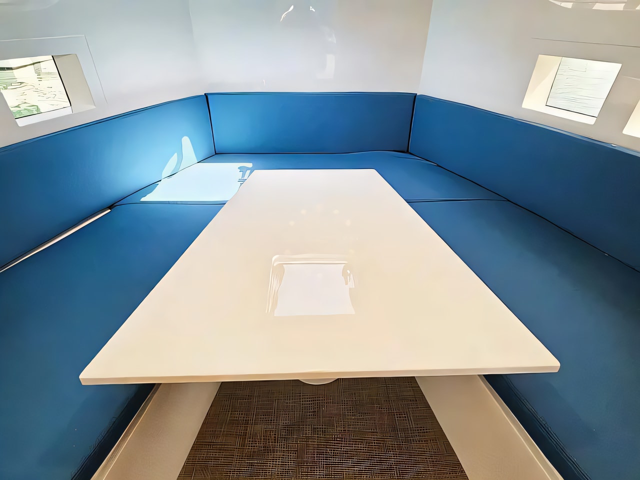 Layout of De Antonio D28 Cruiser motor boat with 1 cabins Croatia yacht charter