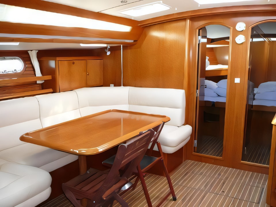 Interior of Sun Odyssey 52.2 sail boat with 5 cabins Croatia yacht charter