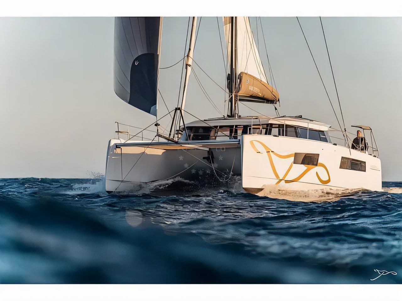 Nautitech 44 Open catamaran for charter from Seget Donji / Marina Baotic Split sailing area Croatia