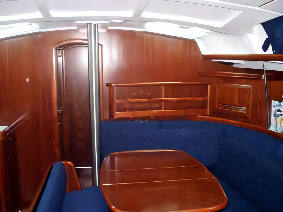 Interior of Oceanis 423 sail boat with 4 cabins Croatia yacht charter