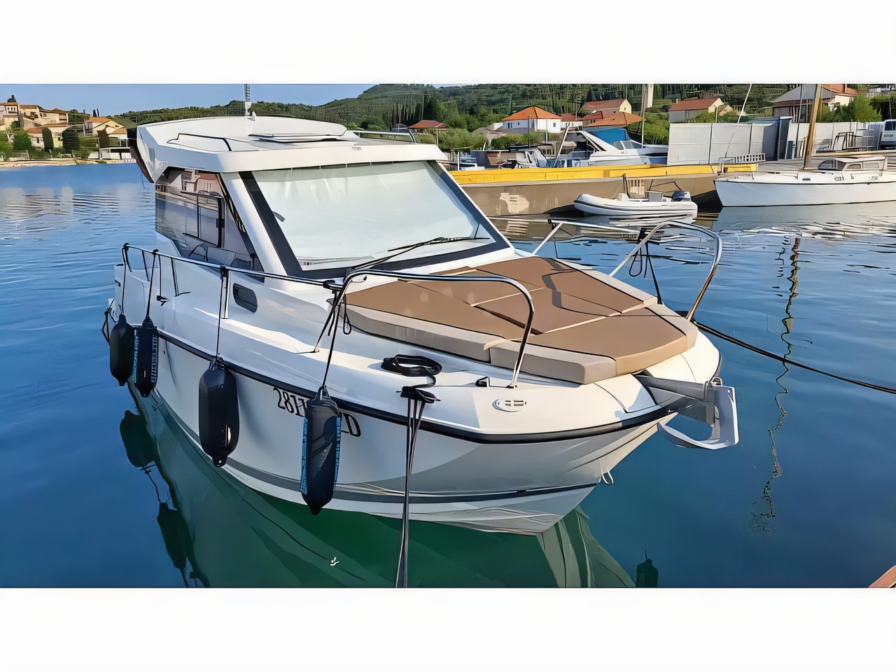 Quicksilver Activ 675 Weekend motor yacht for charter in Zadar, Croatia