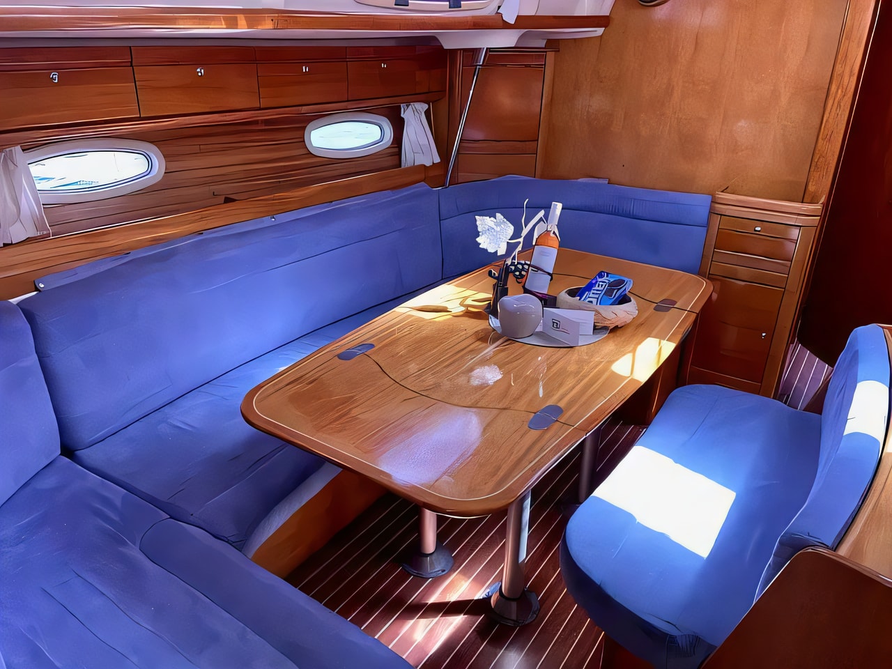 Bavaria 50 Cruiser yacht layout 5 cabins Croatia charter
