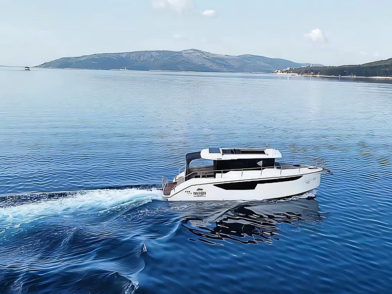 Nikhen Aquasun 34 Sedan motor boat for charter from Seget Donji / Marina Baotic Split sailing area Croatia