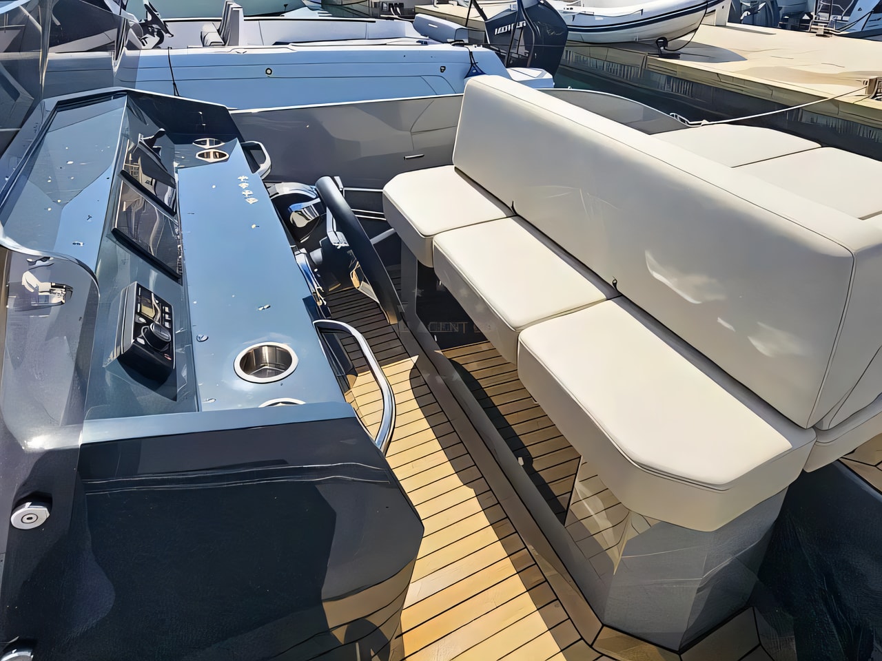 Layout of Rand Play 24 motor boat with 0 cabins Croatia yacht charter
