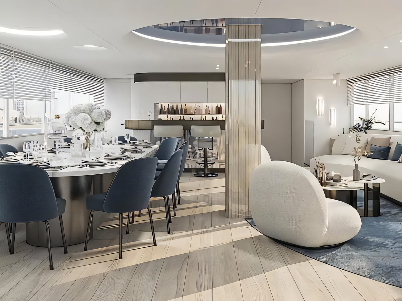 Layout of Motoryacht Maxita motoryacht with 6 cabins Croatia yacht charter
