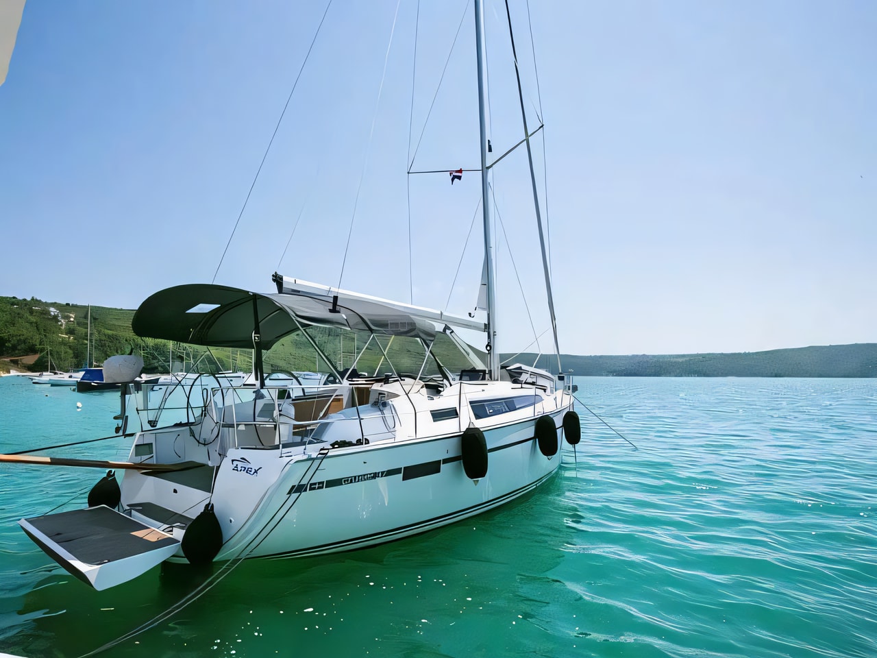 Bavaria 37 Cruiser sailing yacht for charter from Pula / Trget Port Istria / Kvarner sailing area Croatia
