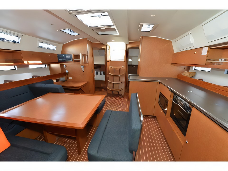 Interior of Bavaria 45 Cruiser sail boat with 4 cabins Croatia yacht charter
